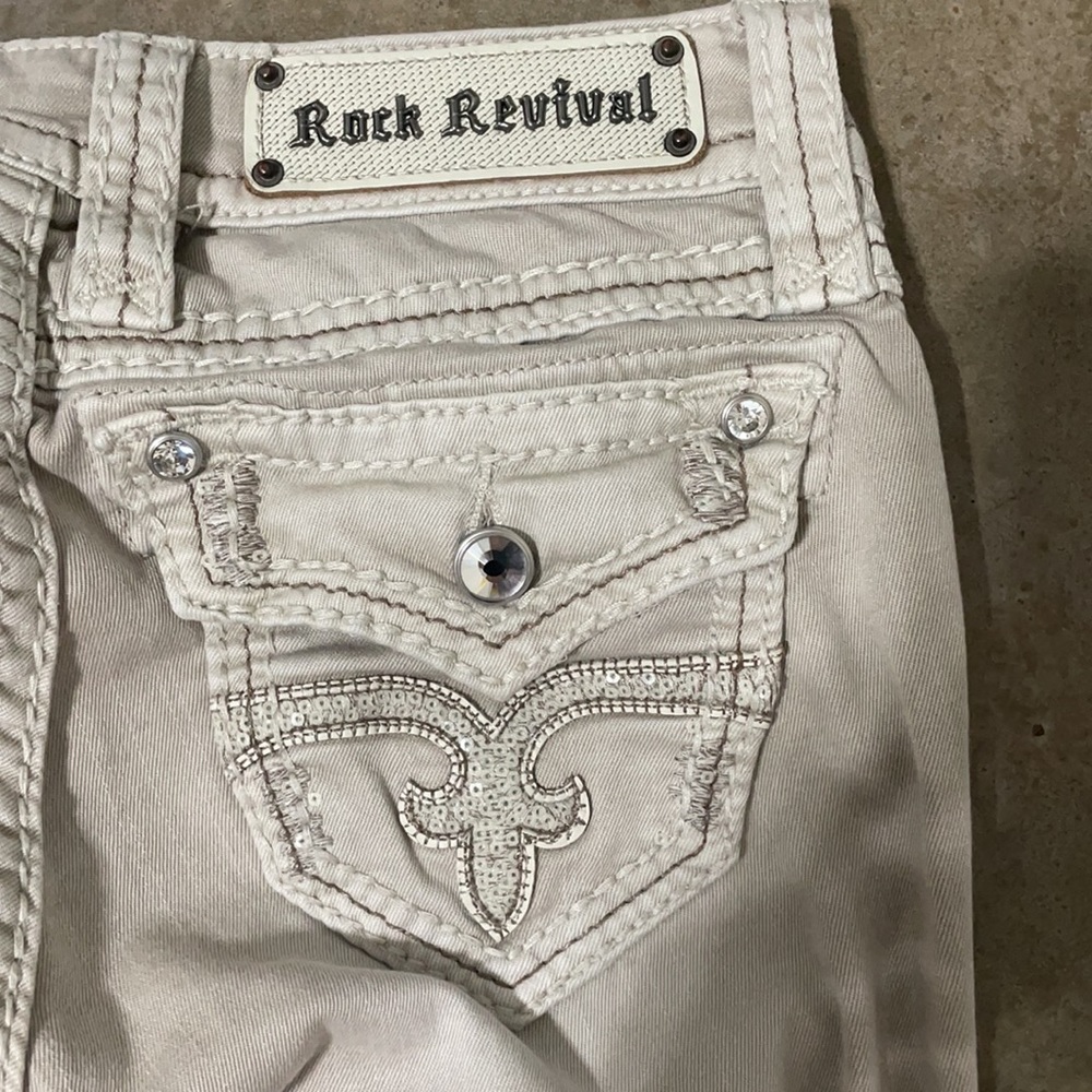 Size 24 skinny style Angie Rock Revival jeans